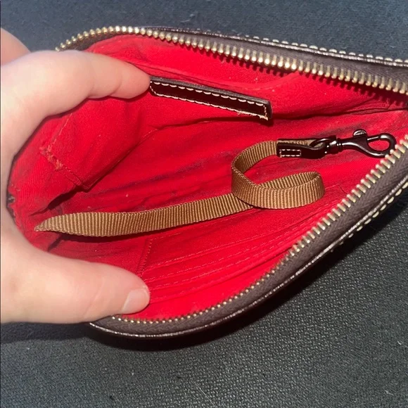 Dooney & Bourke Dark Brown Crossbody Bag - Picture 3 of 7